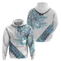 Kahui Whetu Paua shell Kowhaiwhai Taniko Personalised Hoodie Taniwha Maori Tribal Style LT9 - Polynesian Pride