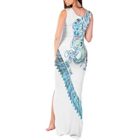 Kahui Whetu Paua shell Kowhaiwhai Taniko Personalised Tank Maxi Dress Taniwha Maori Tribal Style LT9 - Polynesian Pride