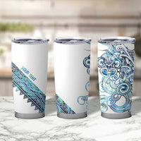 Kahui Whetu Paua shell Kowhaiwhai Taniko Personalised Tumbler Cup Taniwha Maori Tribal Style LT9 - Polynesian Pride