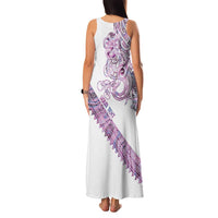 Mawhero Paua shell Kowhaiwhai Taniko Personalised Family Matching Tank Maxi Dress and Hawaiian Shirt Taniwha Maori Tribal Style LT9 - Polynesian Pride