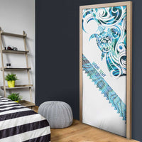 Kahui Whetu Paua shell Kowhaiwhai Taniko Personalised Door Cover Turtle Tattoo Maori Tribal Style LT9 - Polynesian Pride