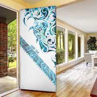 Kahui Whetu Paua shell Kowhaiwhai Taniko Personalised Door Cover Turtle Tattoo Maori Tribal Style LT9 - Polynesian Pride