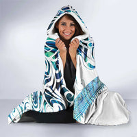 Kahui Whetu Paua shell Kowhaiwhai Taniko Personalised Hooded Blanket Turtle Tattoo Maori Tribal Style LT9 - Polynesian Pride