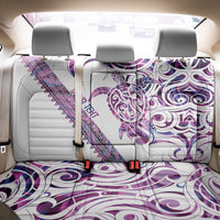 Mawhero Paua shell Kowhaiwhai Taniko Personalised Back Car Seat Cover Turtle Tattoo Maori Tribal Style LT9 - Polynesian Pride