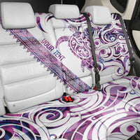 Mawhero Paua shell Kowhaiwhai Taniko Personalised Back Car Seat Cover Turtle Tattoo Maori Tribal Style LT9 - Polynesian Pride