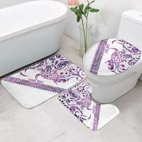 Mawhero Paua shell Kowhaiwhai Taniko Personalised Bathroom Set Turtle Tattoo Maori Tribal Style