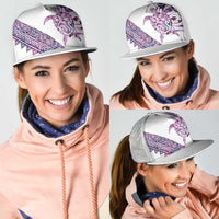 Mawhero Paua shell Kowhaiwhai Taniko Mesh Trucker Cap Turtle Tattoo Maori Tribal Style LT9 - Polynesian Pride