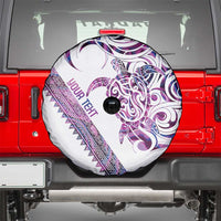 Mawhero Paua shell Kowhaiwhai Taniko Personalised Spare Tire Cover Turtle Tattoo Maori Tribal Style LT9 - Polynesian Pride