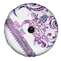 Mawhero Paua shell Kowhaiwhai Taniko Personalised Spare Tire Cover Turtle Tattoo Maori Tribal Style LT9 - Polynesian Pride