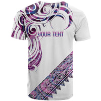 Mawhero Paua shell Kowhaiwhai Taniko Personalised T Shirt Turtle Tattoo Maori Tribal Style LT9 - Polynesian Pride