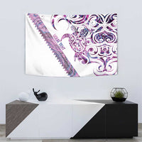 Mawhero Paua shell Kowhaiwhai Taniko Personalised Tapestry Turtle Tattoo Maori Tribal Style LT9 - Polynesian Pride