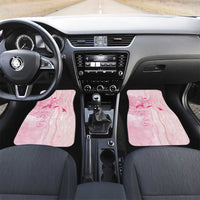 Breast Cancer Awareness Car Mats Maile Pikake Lokelani Crown Flower Lei Inspired