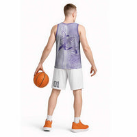 Epilepsy Awareness Basketball Jersey Maile Pikake Lokelani Crown Flower Lei Inspired