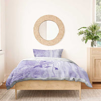 Epilepsy Awareness Bedding Set Maile Pikake Lokelani Crown Flower Lei Inspired