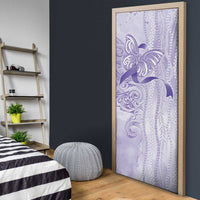 Epilepsy Awareness Door Cover Maile Pikake Lokelani Crown Flower Lei Inspired