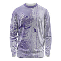 Epilepsy Awareness Long Sleeve Shirt Maile Pikake Lokelani Crown Flower Lei Inspired