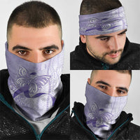 Epilepsy Awareness Neck Gaiter Maile Pikake Lokelani Crown Flower Lei Inspired