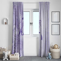 Epilepsy Awareness Window Curtain Maile Pikake Lokelani Crown Flower Lei Inspired