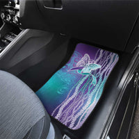 Suicide Prevention Awareness Car Mats Maile Pikake Lokelani Crown Flower Lei Inspired