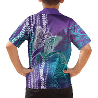 Suicide Prevention Awareness Family Matching Tank Maxi Dress and Hawaiian Shirt Maile Pikake Lokelani Crown Flower Lei Inspired LT9 - Polynesian Pride