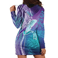 Suicide Prevention Awareness Hoodie Dress Maile Pikake Lokelani Crown Flower Lei Inspired LT9 - Polynesian Pride