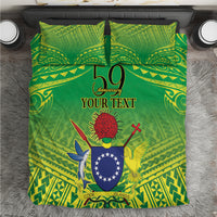 Cook Islands Constitution Day Bedding Set Kuki Airani Since 1965