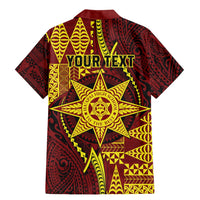 Personalised Tonga Haapai High School Family Matching Mermaid Dress and Hawaiian Shirt Special Kupesi Pattern LT9 - Polynesian Pride