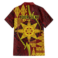 Personalised Tonga Haapai High School Family Matching Short Sleeve Bodycon Dress and Hawaiian Shirt Special Kupesi Pattern LT9 - Polynesian Pride