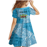Personalised Tonga Lavengamalie College Family Matching Mermaid Dress and Hawaiian Shirt Since 1980 Special Kupesi Pattern LT9 - Polynesian Pride
