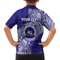 Personalised Tonga Queen Salote College Family Matching Puletasi and Hawaiian Shirt Kolisi Fefine 1926 Special Kupesi Pattern LT9 - Polynesian Pride