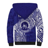 Personalised Tonga Queen Salote College Sherpa Hoodie Kolisi Fefine 1926 Special Kupesi Pattern LT9 - Polynesian Pride