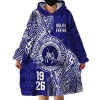 Personalised Tonga Queen Salote College Wearable Blanket Hoodie Kolisi Fefine 1926 Special Kupesi Pattern LT9 - Polynesian Pride