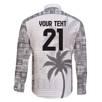 Custom Fiji Rugby Family Matching Summer Maxi Dress and Hawaiian Shirt History Champions World Cup 7s - White LT9 - Polynesian Pride