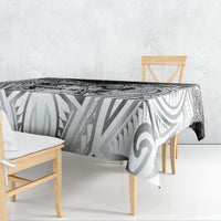 Custom Rugby New Zealand Black Fern Tablecloth Niho Taniwha Inspired