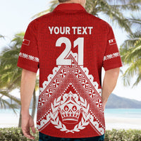 Custom Tonga Rugby Hawaiian Shirt Proud Tongan Ngatu Kupesi World Cup 2023 No1 LT9 - Polynesian Pride