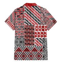 Aotearoa Kowhaiwhai Taniko Patchwork Motifs Family Matching Mermaid Dress and Hawaiian Shirt LT9 - Polynesian Pride
