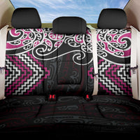 Pink Aotearoa Tukutuku Manawa Tapu Back Car Seat Cover Ta Moko Toi Maori LT9 One Size Pink - Polynesian Pride