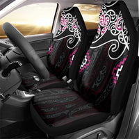 Pink Aotearoa Tukutuku Manawa Tapu Car Seat Cover Ta Moko Toi Maori LT9 - Polynesian Pride