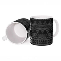 White Couple Dolphins Maori Polynesian Style Ceramic Mug - Polynesian Pride