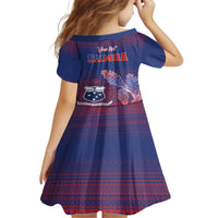 Custom Samoa 1962 Independence Day Custom Family Matching Long Sleeve Bodycon Dress and Hawaiian Shirt Manuia le Aso Tuto'atasi Ula Nifo Blue Art LT9 - Polynesian Pride