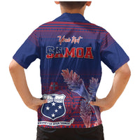 Custom Samoa 1962 Independence Day Custom Family Matching Mermaid Dress and Hawaiian Shirt Manuia le Aso Tuto'atasi Ula Nifo Blue Art LT9 - Polynesian Pride
