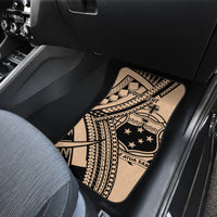 Custom Samoa Manuia le 62 Tausaga O le Tutoatasi Car Mats Samoan Tatau Beige Art LT9 - Polynesian Pride
