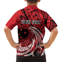 Custom Samoa Manuia le 62 Tausaga O le Tutoatasi Hawaiian Shirt Samoan Tatau Red Art LT9 - Polynesian Pride