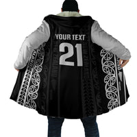 Custom New Zealand Football White Fern Supporter Cloak LT9 - Polynesian Pride
