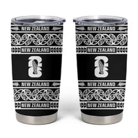 New Zealand Football White Fern Supporter Tumbler Cup LT9 Black - Polynesian Pride