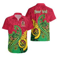 Personalised Vanuatu Islands Hawaiian Shirt Polynesian Tattoo and Sea Turtle LT9 - Polynesian Pride
