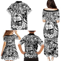 Guam Hafa Adai Guasali Flowers Family Matching Puletasi and Hawaiian Shirt LT9 - Polynesian Pride