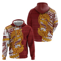 Couple Dolphins Maori Motif Hoodie - Polynesian Pride