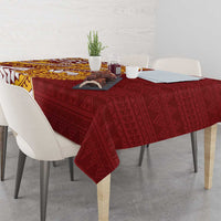 Couple Dolphins Maori Motif Tablecloth - Polynesian Pride