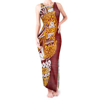 Couple Dolphins Maori Motif Tank Maxi Dress - Polynesian Pride